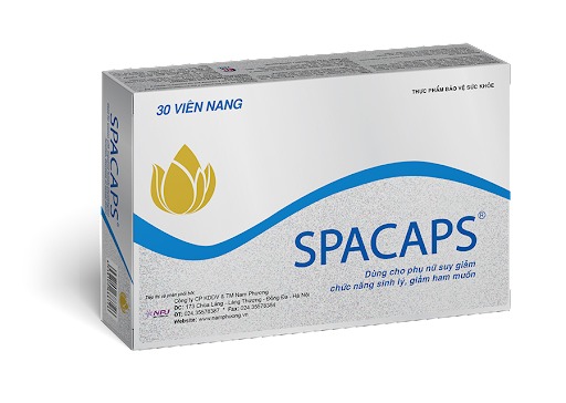 Viên uống Spacaps giúp bổ sung nội tiết tố nữ mà không lo gây dư thừa hormone